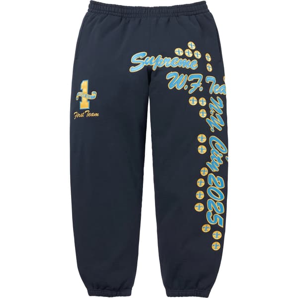 Supreme League Champs Sweatpant - Navy (front)