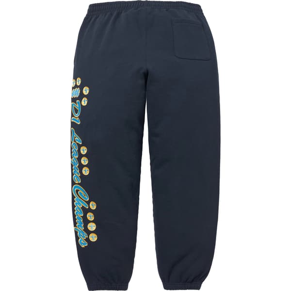 Supreme League Champs Sweatpant - Navy (front)