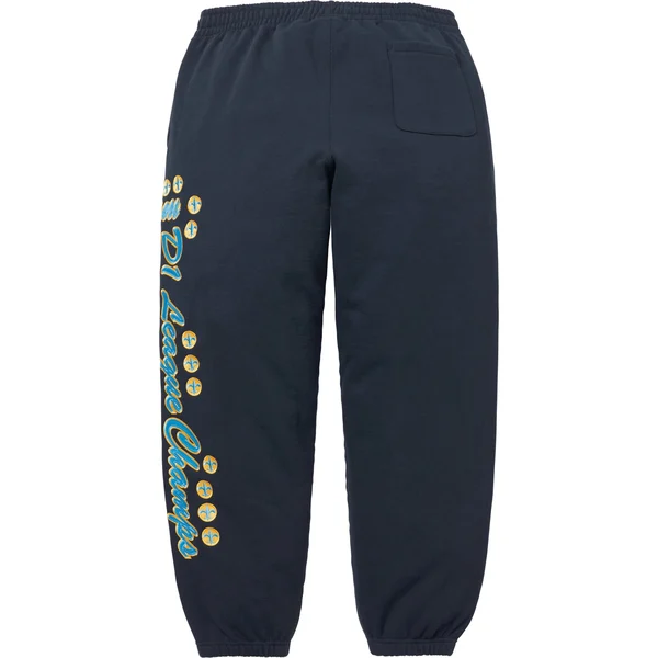 Supreme League Champs Sweatpant - Navy (front)