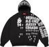Supreme League Champs Zip Up Hooded Sweatshirt - Black (front)