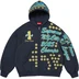 Supreme League Champs Zip Up Hooded Sweatshirt - Navy (front)