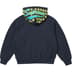 Supreme League Champs Zip Up Hooded Sweatshirt - Navy (front)