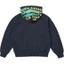 Supreme League Champs Zip Up Hooded Sweatshirt - Navy (front)