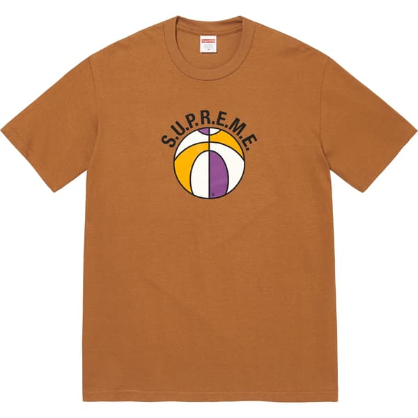 Supreme League Tee - Light Brown (front)
