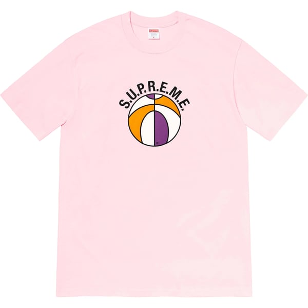 Supreme League Tee - Light Pink (front)
