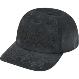 Supreme Leather Appliqué 6-Panel Black