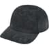 Supreme Leather Appliqué 6-Panel - Black (front)
