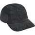 Supreme Leather Appliqué 6-Panel - Black (front)