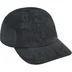 Supreme Leather Appliqué 6-Panel - Black (front)
