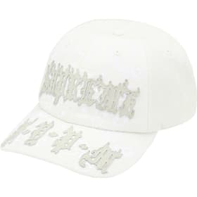 Supreme Leather Appliqué 6-Panel White