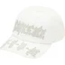 Supreme Leather Appliqué 6-Panel - White (front)