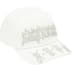 Supreme Leather Appliqué 6-Panel - White (front)