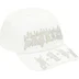 Supreme Leather Appliqué 6-Panel - White (front)