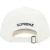 Supreme Leather Appliqué 6-Panel - White (front)