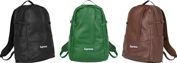 Supreme Leather Backpack - Product Image