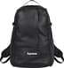 Supreme Leather Backpack - Black (front)