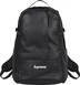 Supreme Leather Backpack - Black (front)