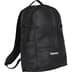 Supreme Leather Backpack - Black (front)