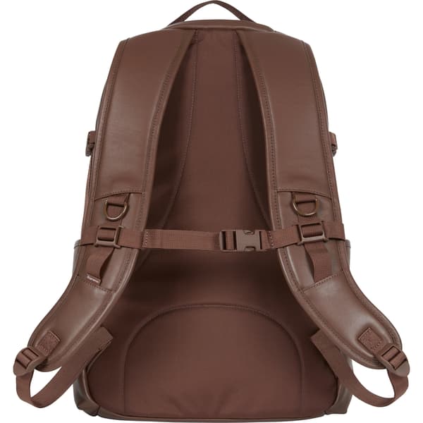 Supreme Leather Backpack - Brown (front)