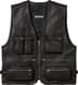 Supreme Leather Cargo Vest - Black (front)
