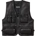 Supreme Leather Cargo Vest - Black (front)
