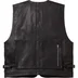 Supreme Leather Cargo Vest - Black (front)