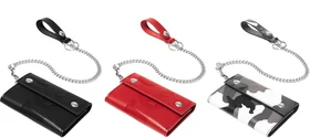 Supreme Leather Chain Wallet