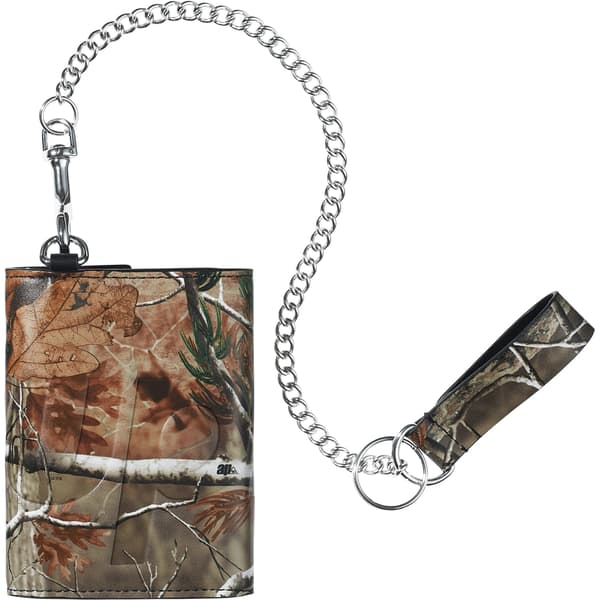 Supreme Leather Chain Wallet - Realtree® AP Camo (front)