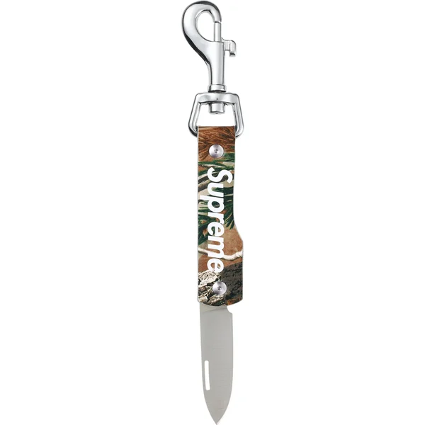 Supreme Leather Clip Knife - Realtree® AP Camo (front)