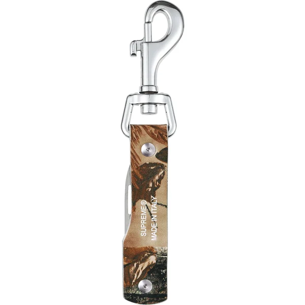 Supreme Leather Clip Knife - Realtree® AP Camo (front)