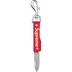 Supreme Leather Clip Knife - Red (front)