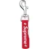 Supreme Leather Clip Knife - Red (front)