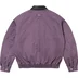 Supreme Leather Collar Utility Jacket - Dusty Purple (front)