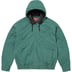 Supreme Leather Collar Utility Jacket - Green (front)