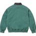 Supreme Leather Collar Utility Jacket - Green (front)