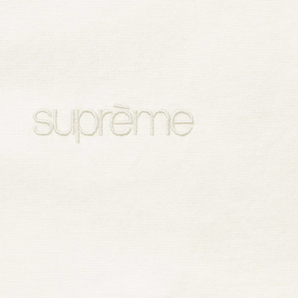 Supreme Leather Collar Utility Jacket - Stone (front)