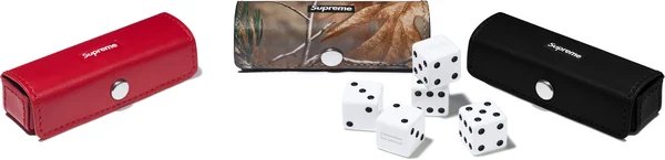 Supreme Leather Dice Set - Product Image