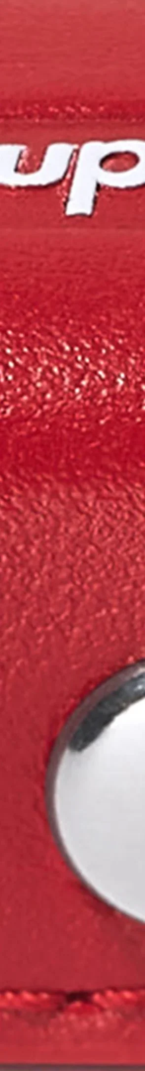 Supreme Leather Dice Set - Red (front)