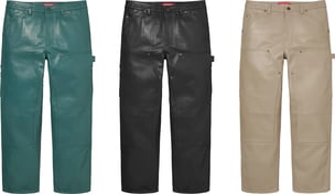Supreme Leather Double Knee Pant