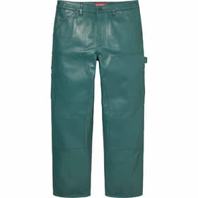 Supreme Leather Double Knee Pant Dusty Teal