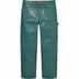Supreme Leather Double Knee Pant - Dusty Teal (front)