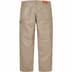 Supreme Leather Double Knee Pant - Tan (front)
