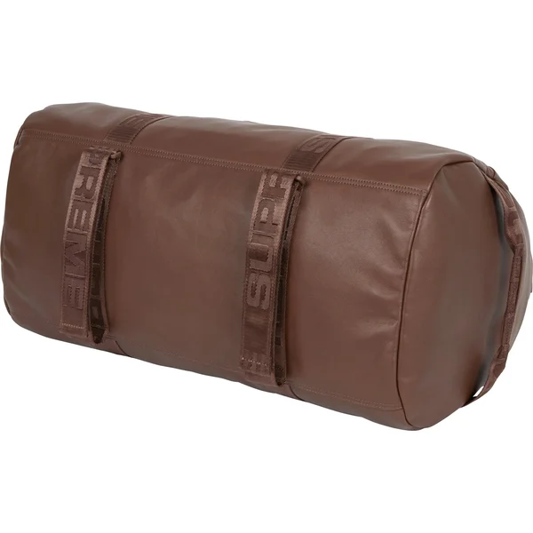 Supreme Leather Duffle Bag - Brown (front)