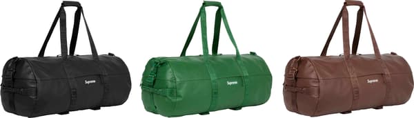 Supreme Leather Large Duffle Bag - Product Image