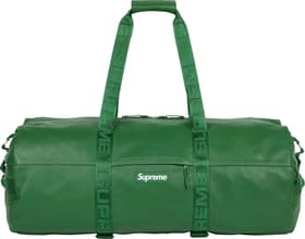 Supreme Leather Large Duffle Bag Green