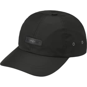 Supreme Leather Patch 6-Panel Black