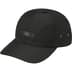Supreme Leather Patch 6-Panel - Black (front)