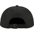 Supreme Leather Patch 6-Panel - Black (front)