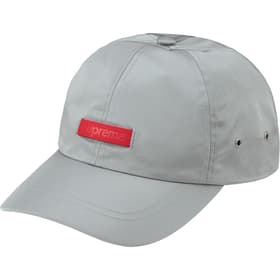 Supreme Leather Patch 6-Panel Grey