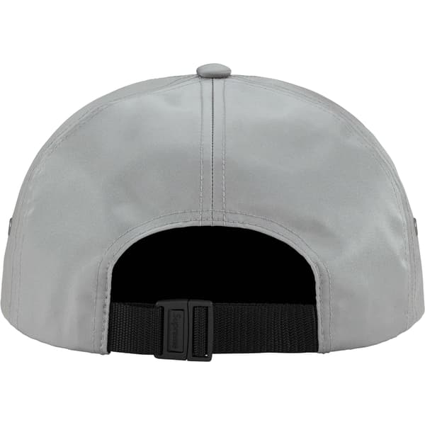 Supreme Leather Patch 6-Panel - Grey (front)